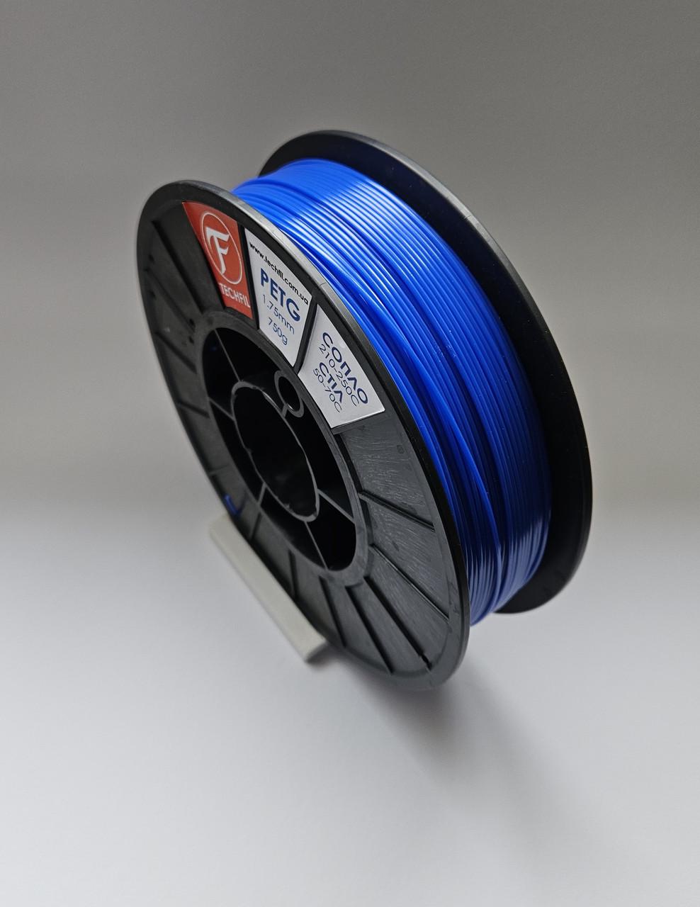 Нить для 3D печати PETG Techfil марка 074 1,75 мм Синий - фото 5 Нить для 3D печати PETG Techfil марка 074 1,75 мм Синий - фото 5