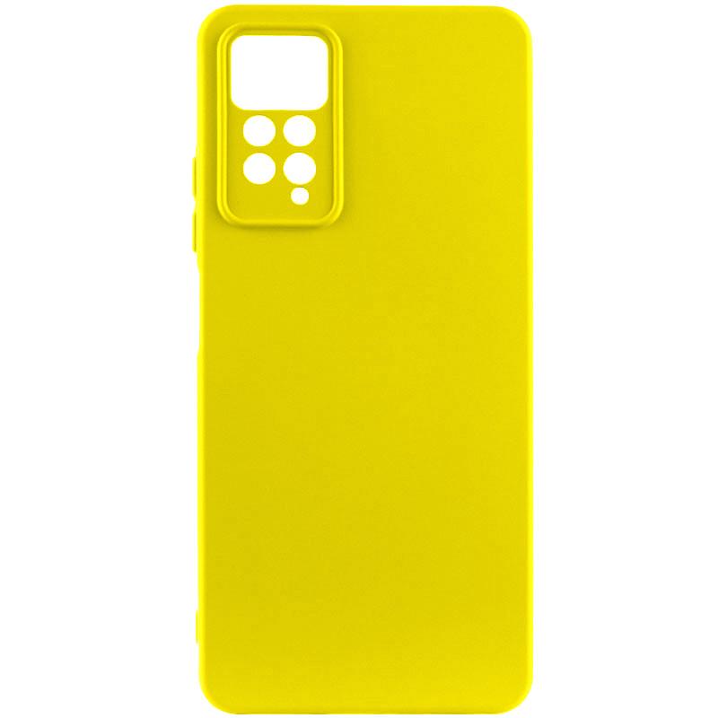 Противоударный чехол Silicone Cover Lakshmi Full Camera (AAA) для Xiaomi Redmi Note 11 Pro 4G/5G / 12 Pro 4G  ЖЕЛТЫЙ / YELLOW