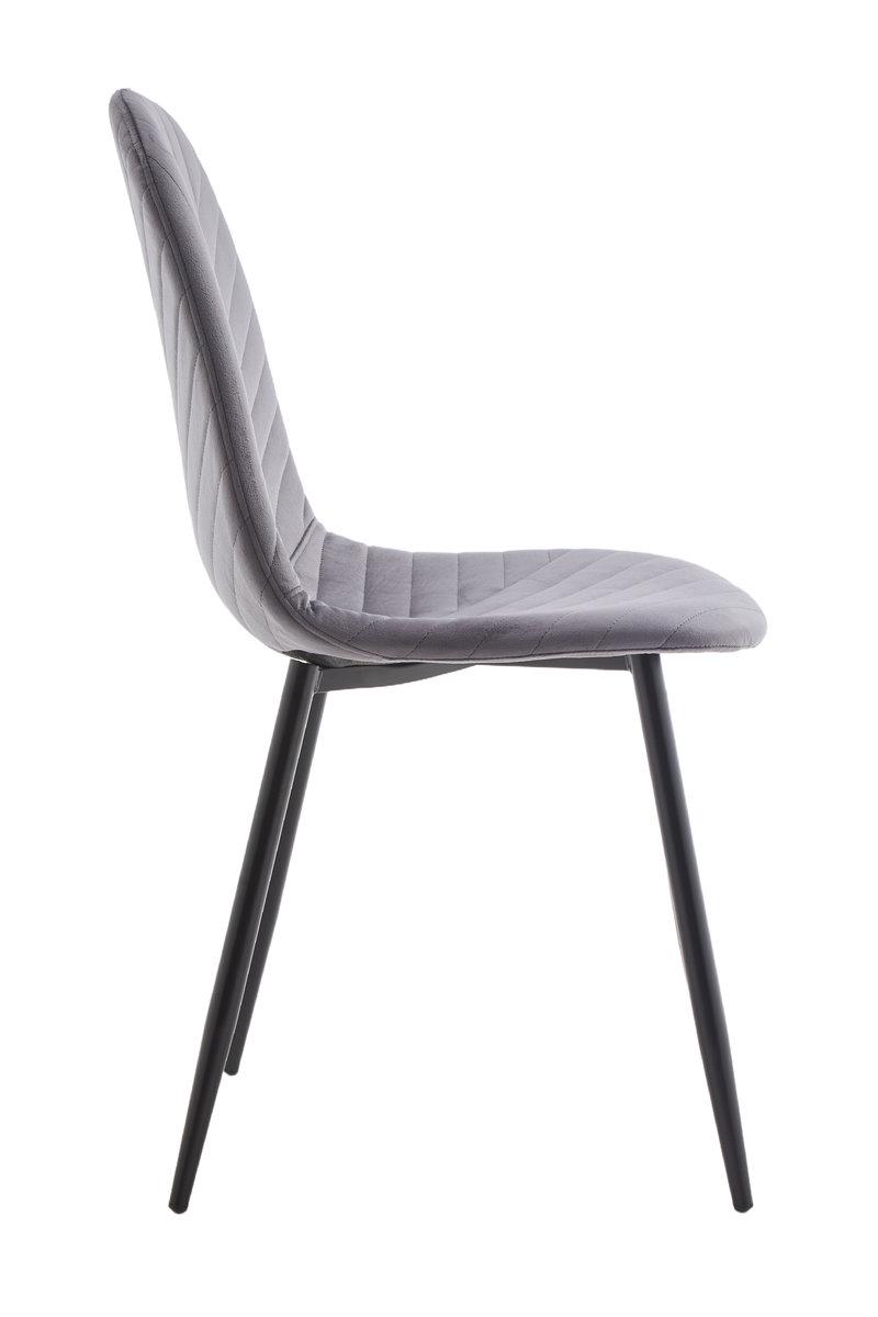 Кухонний стілець Мікс Меблі ЯРІС велюр Сірий темний (27896628) - фото 4 Кухонний стілець Мікс Меблі ЯРІС велюр Сірий темний (27896628) - фото 4