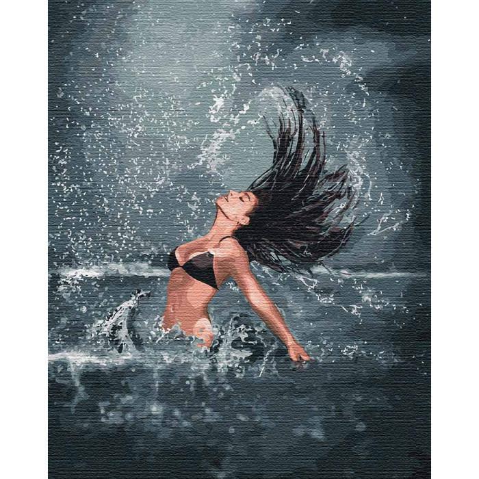 Картина за номерами Ідейка "Володарка моря" 40х50 см (KHO4744)