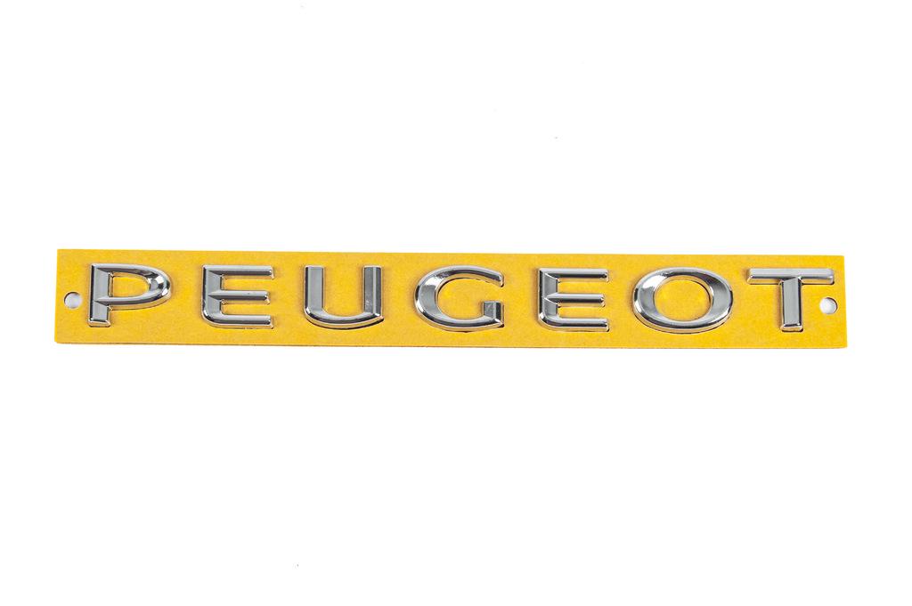 Надпись Peugeot Davs Auto для Peugeot 508 2010-2018 гг. abs-пластик Хром