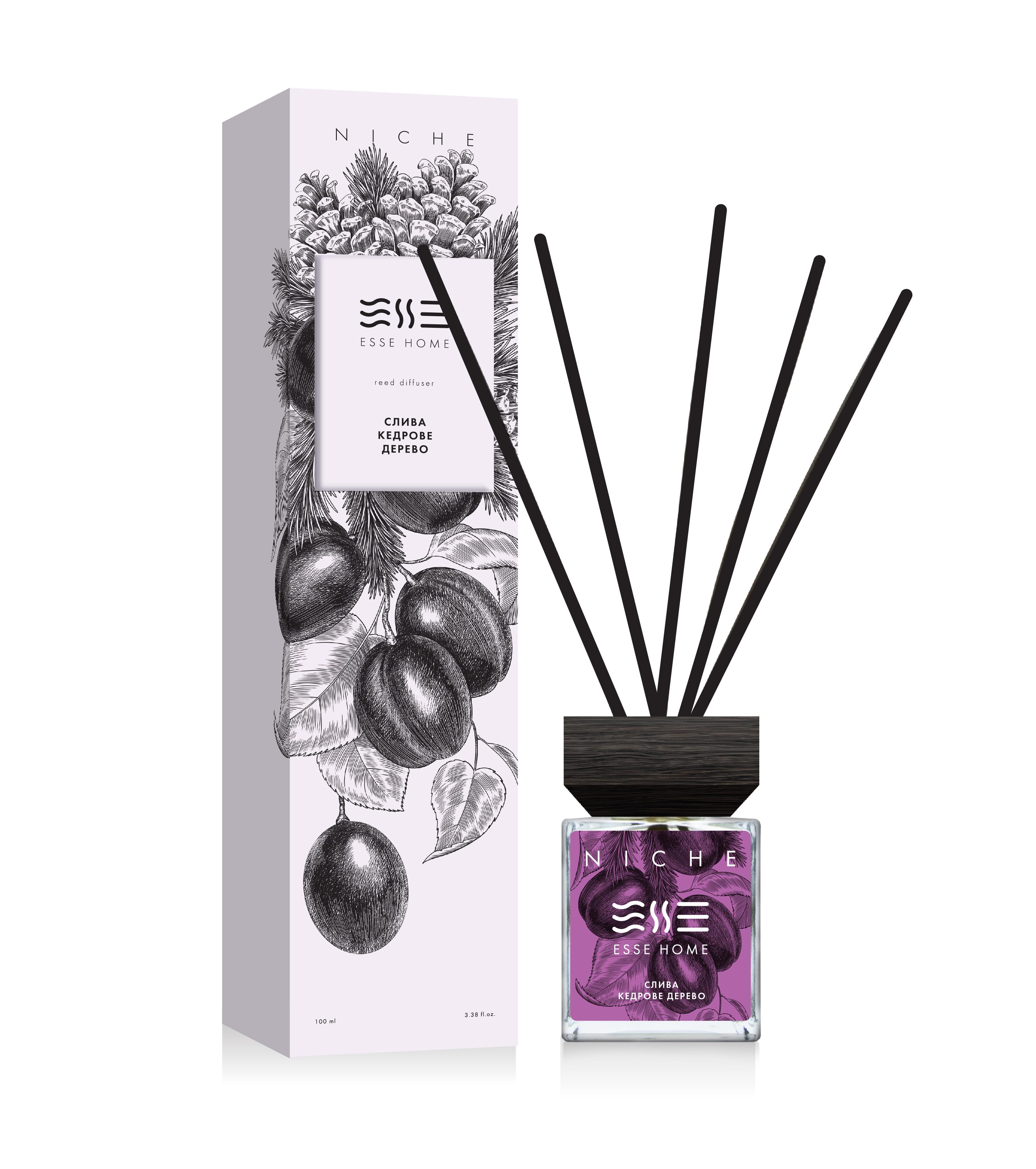 Аромадифузор Esse NICHE Слива Кедровое дерево 100 мл (HOME-N-PC) Аромадифузор Esse NICHE Слива Кедровое дерево 100 мл (HOME-N-PC)