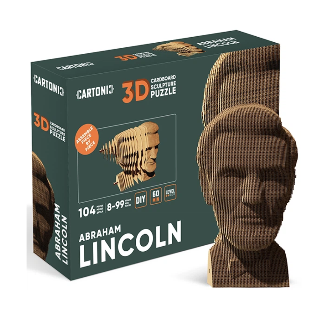 Пазл-конструктор 3D картонный Cartonic 3D Puzzle LINCOLN Линкольн (33394474)