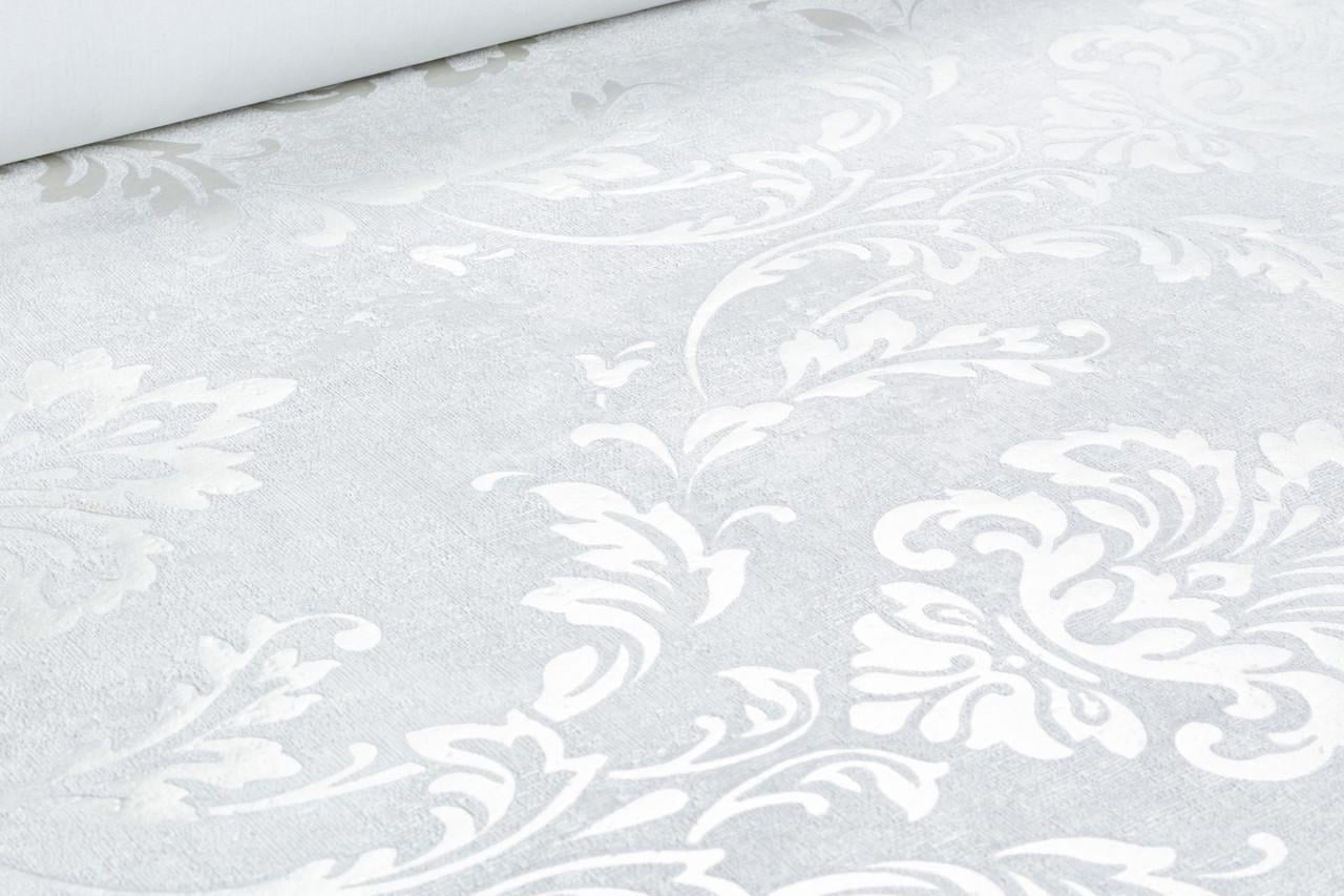 Обои флизелиновые GrandecoLife Universe 5 UI2009 Декор винил горячего тиснения 1,06х10,05 м Серый