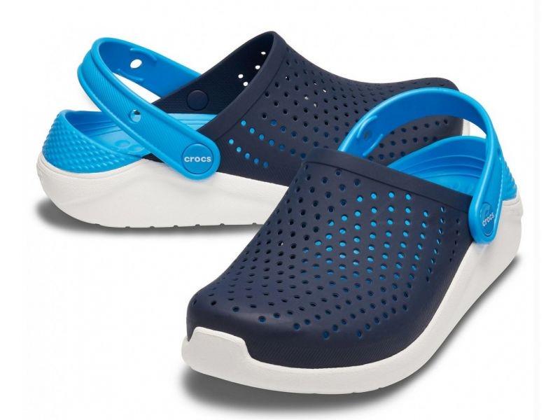 Сабо дитячі Crocs Kids’ LiteRide Clog р. 25-26 Синій (6387)