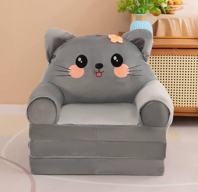 Кресло мягкое детское плюшевое Котенок бескаркасный (6278197) Кресло мягкое детское плюшевое Котенок бескаркасный (6278197)