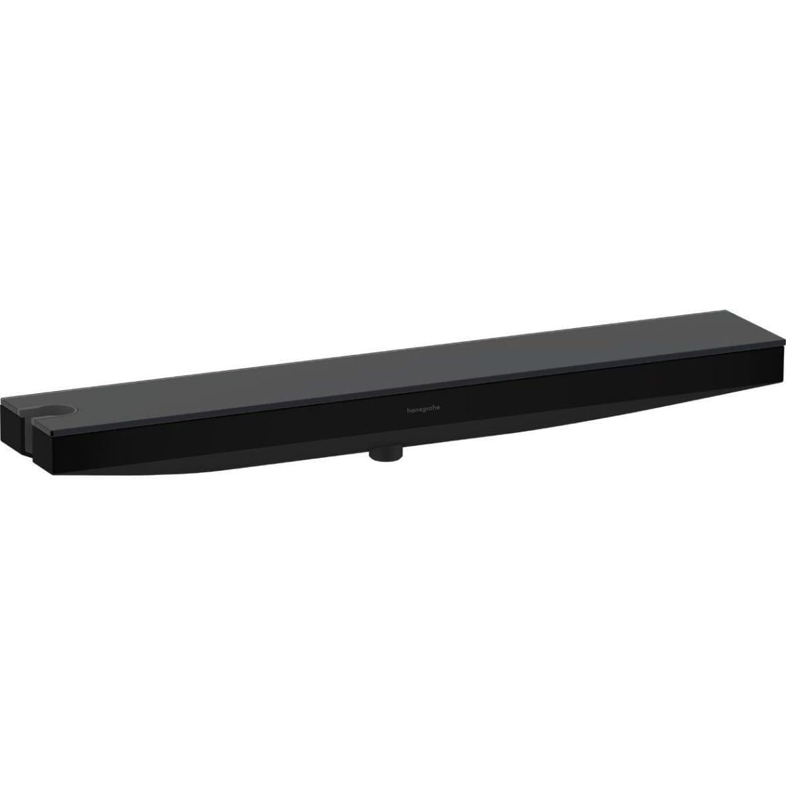 Шланговое подсоединение Hansgrohe Porter 500 Rainfinity с полочкой L, черный матовый (26843670)