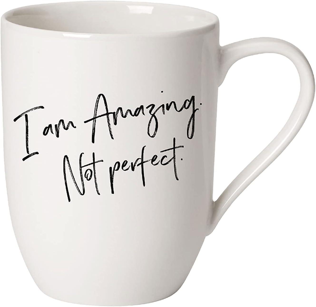 Кружка Villeroy & Boch Statement "I'm amazing Not perfect" 340 мл Білий (1016219655)