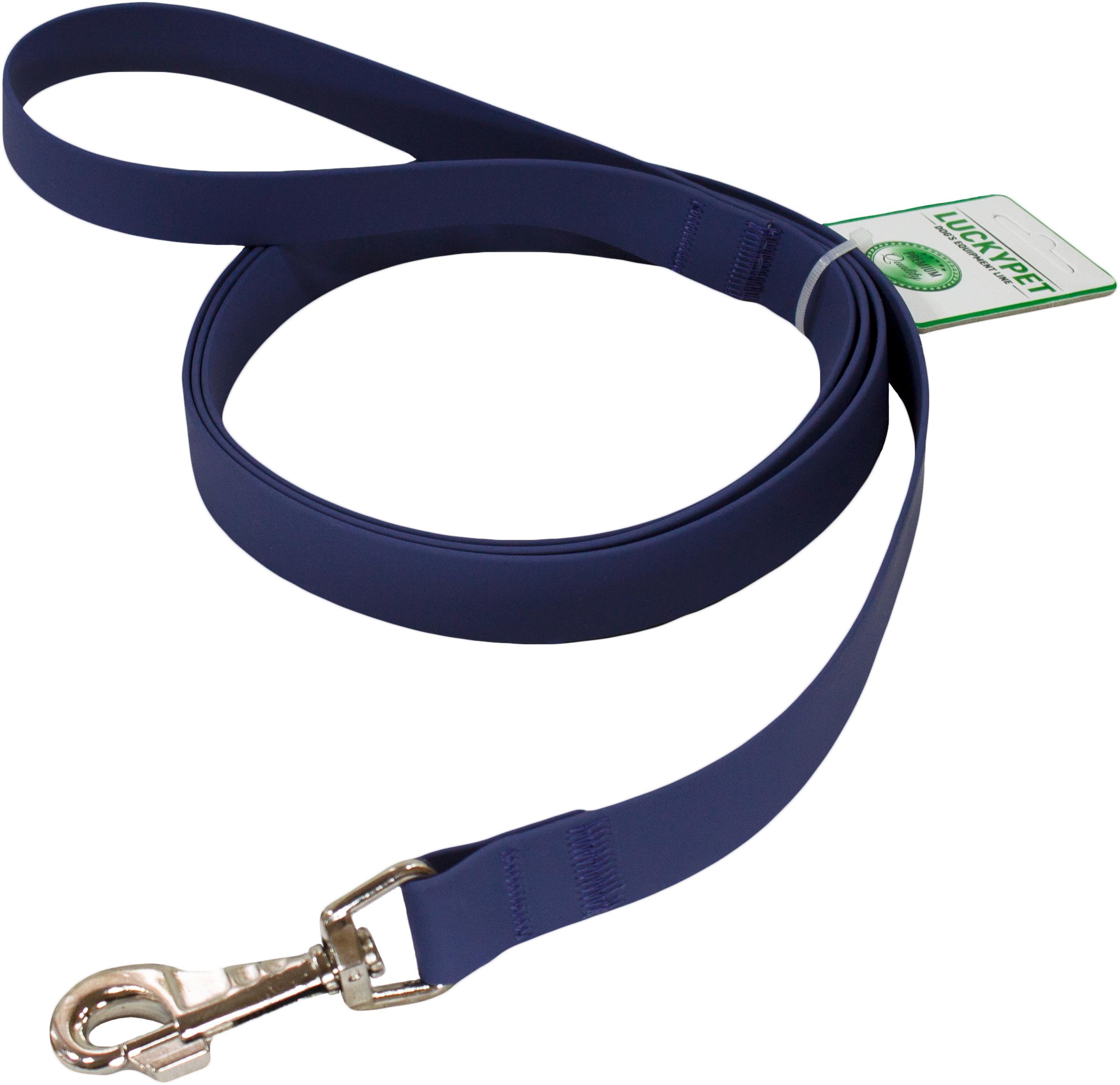 Поводок Lucky Pet из водонепроницаемой ленты 2,5x300 см Синий (4820224216645)