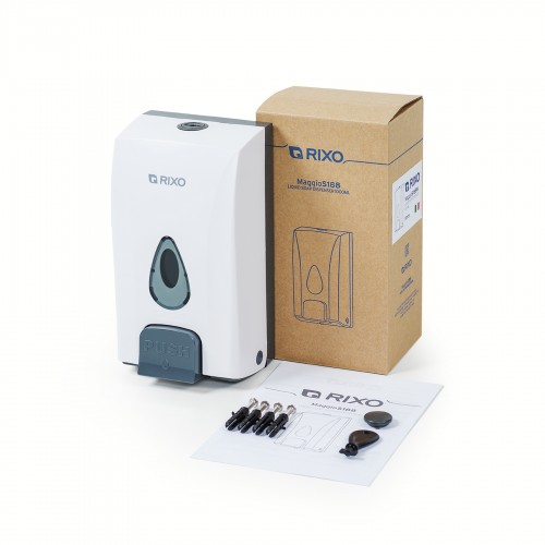 Дозатор жидкого мыла универсальный Rixo Maggio S188W - фото 4