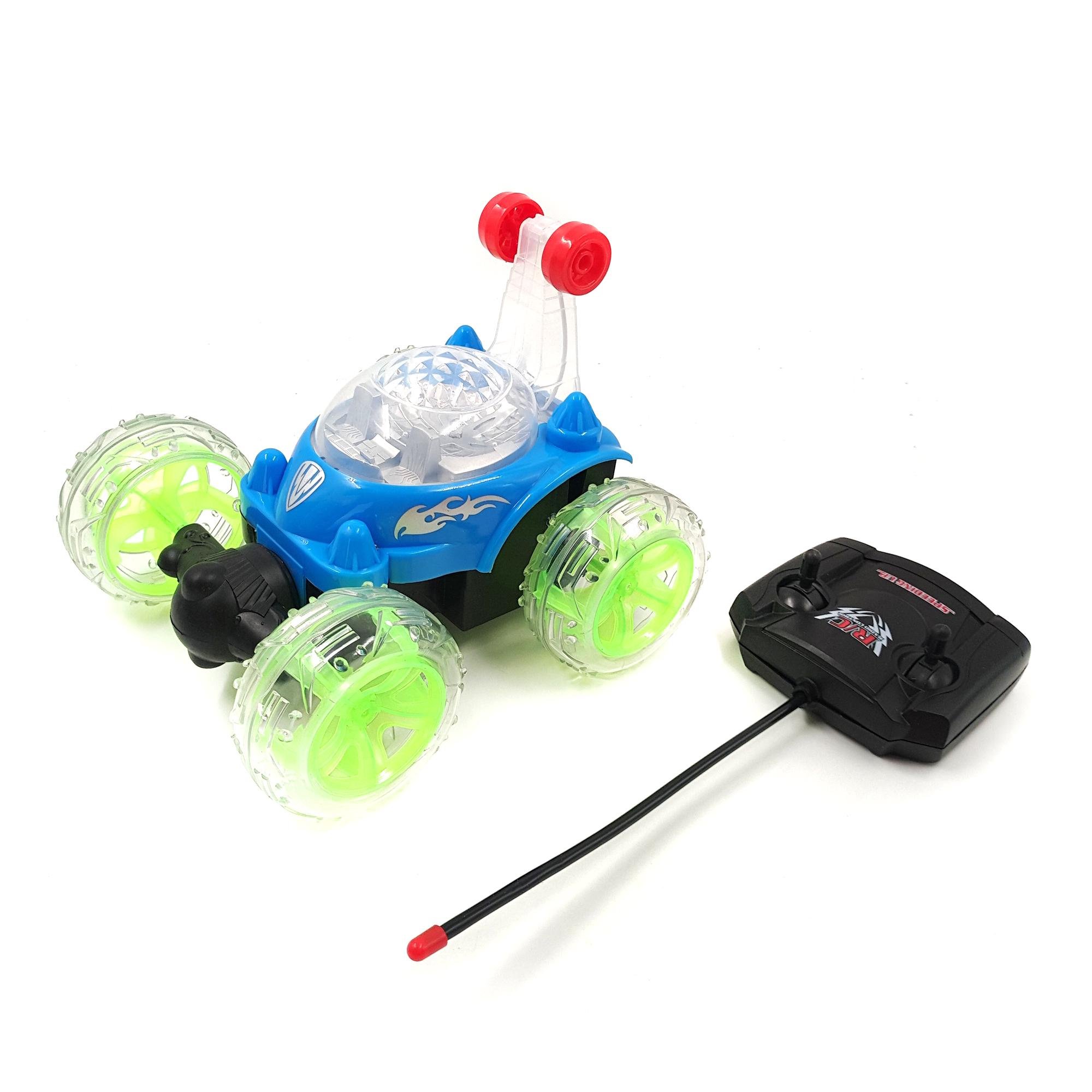 Машинка вездеход Great Universe на радиоуправлении с подсветкой и музыкой 48 V 16 см Синий (77463ss)