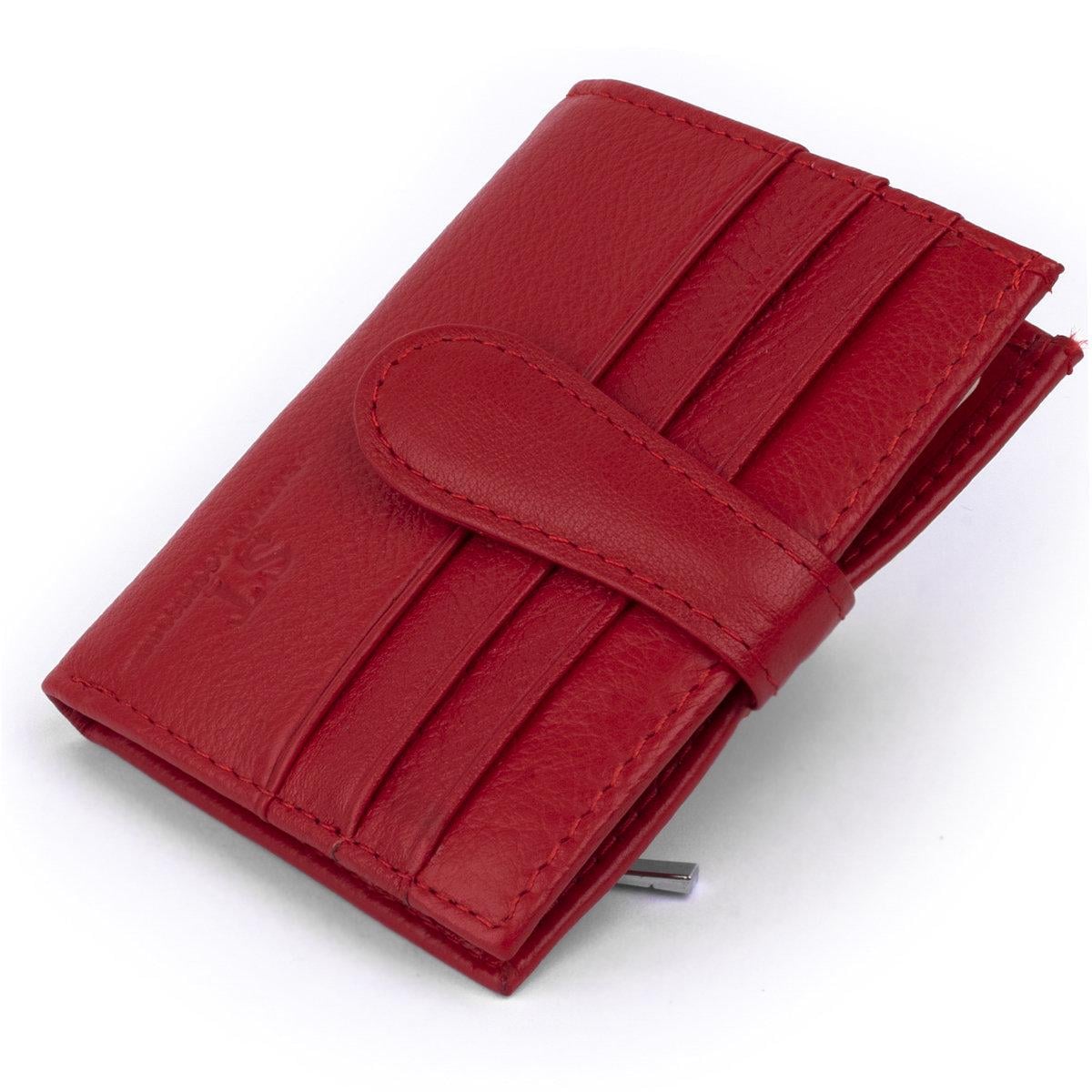 Кошелек женский ST Leather 19211 из натуральной кожи мини Красный (168-136-19211)