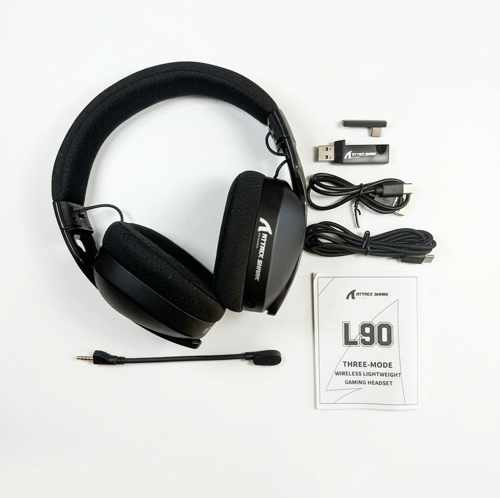 Наушники Attack Shark L90 Черный - фото 7