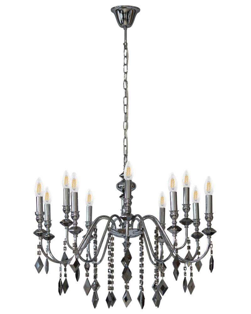 Люстра Edlin PL2417-12 Vanessa E14 12x12W IP20 Хром (32205348)