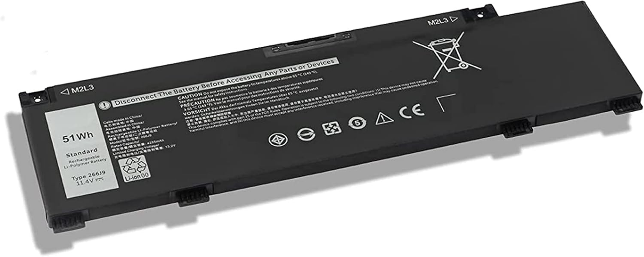 Аккумулятор 266J9 для Dell G3 15 3500 3590 G5 5500 Inspiron 5490 11,4V 51Wh Li-Polymer (3017690604)