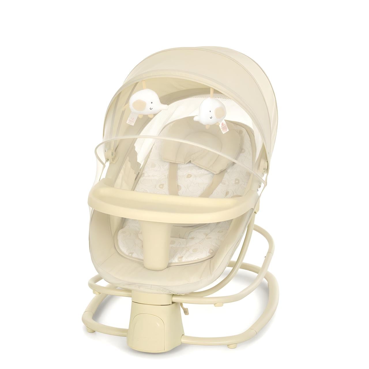 Центр-шезлонг убаюкивающий 4в1 Mastela 68х54х75 см Бежевый (8081)