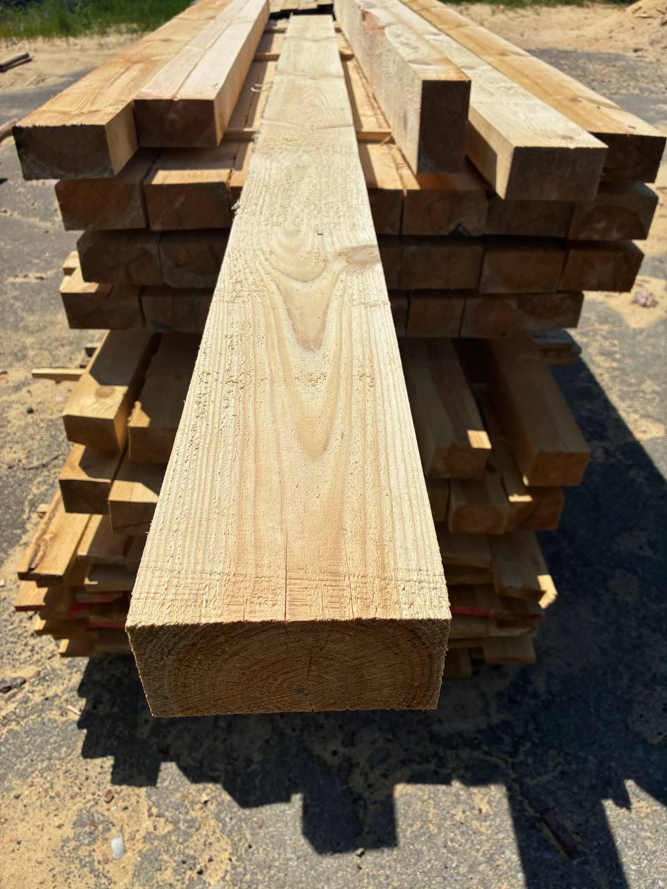 Брус сосновий обрізний сорт 1 75х200х4000 мм (26461312) - фото 2 Брус сосновий обрізний сорт 1 75х200х4000 мм (26461312) - фото 2