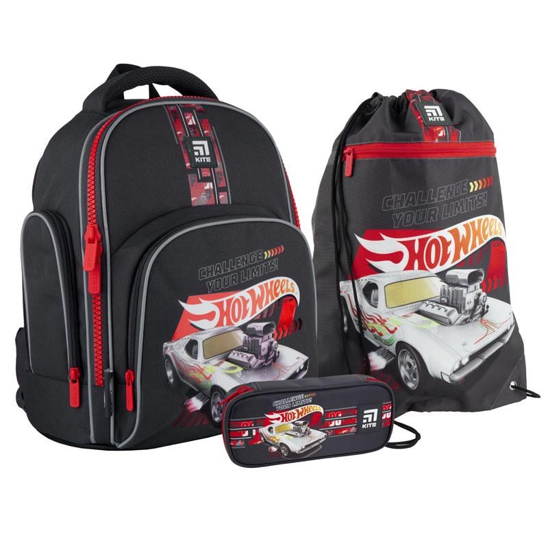 Рюкзак ортопедичний Kite Education Hot Wheels 36х29х16,5 см (SET_HW21-706S)