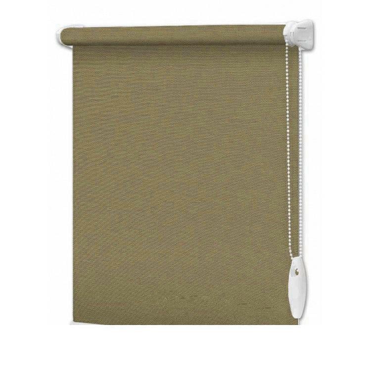 Рулонная штора термо blackout Wenster Charlotte С216 55х200 см открытого типа Темно-коричневый (87019605)