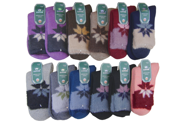 Термоноски женские Корона №2653 верблюжья шерсть 12 пар р. 37-42 Термоноски женские Корона №2653 верблюжья шерсть 12 пар р. 37-42