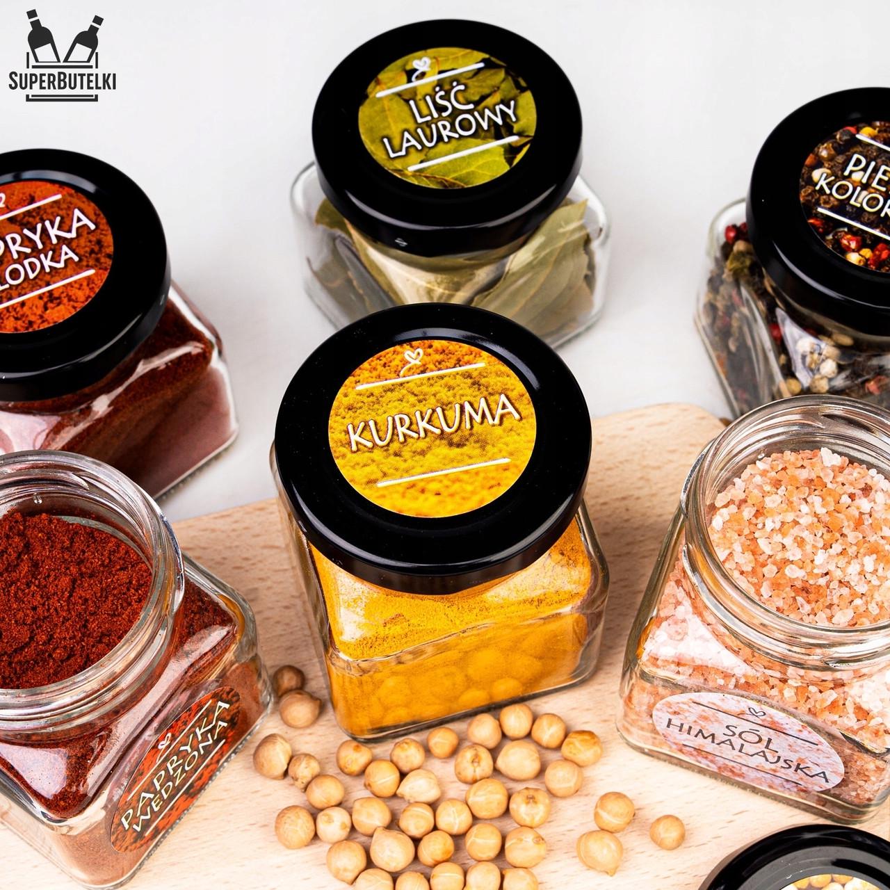 Комплект баночек для специй Superbutelki для варенья с наклейками 120 мл 24 шт. (2327621064) - фото 2