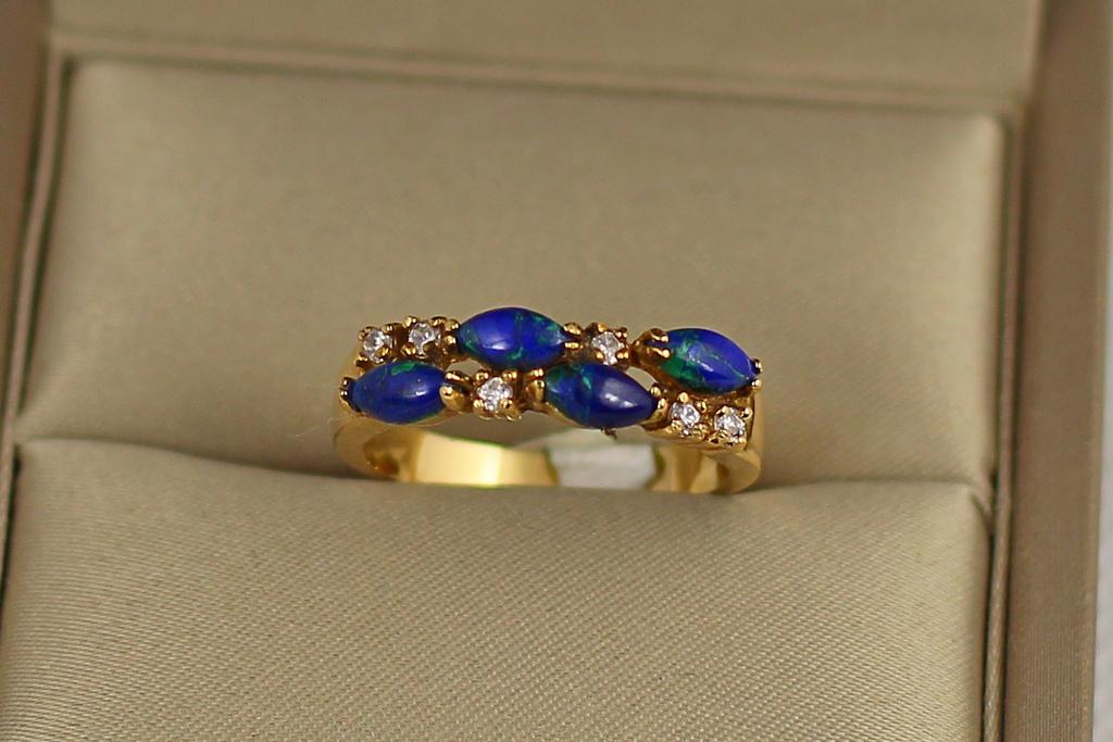 Кольцо пунктир азурит р. 18 Золотистый (29557983) Кольцо пунктир азурит р. 18 Золотистый (29557983)