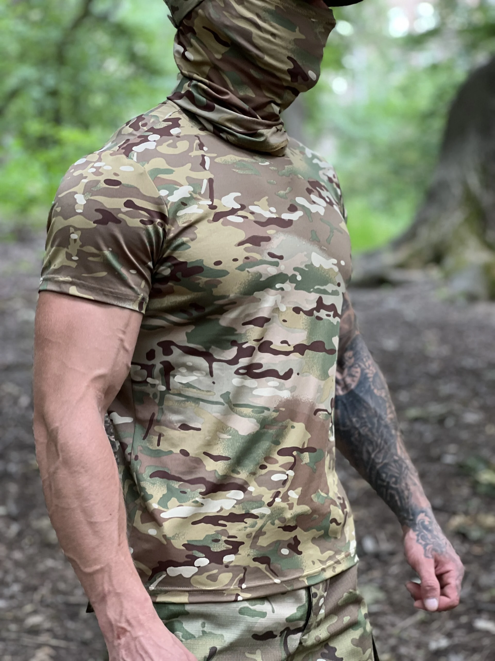 Футболка військова чоловіча SM Singl XXL Мультикам (11290294)