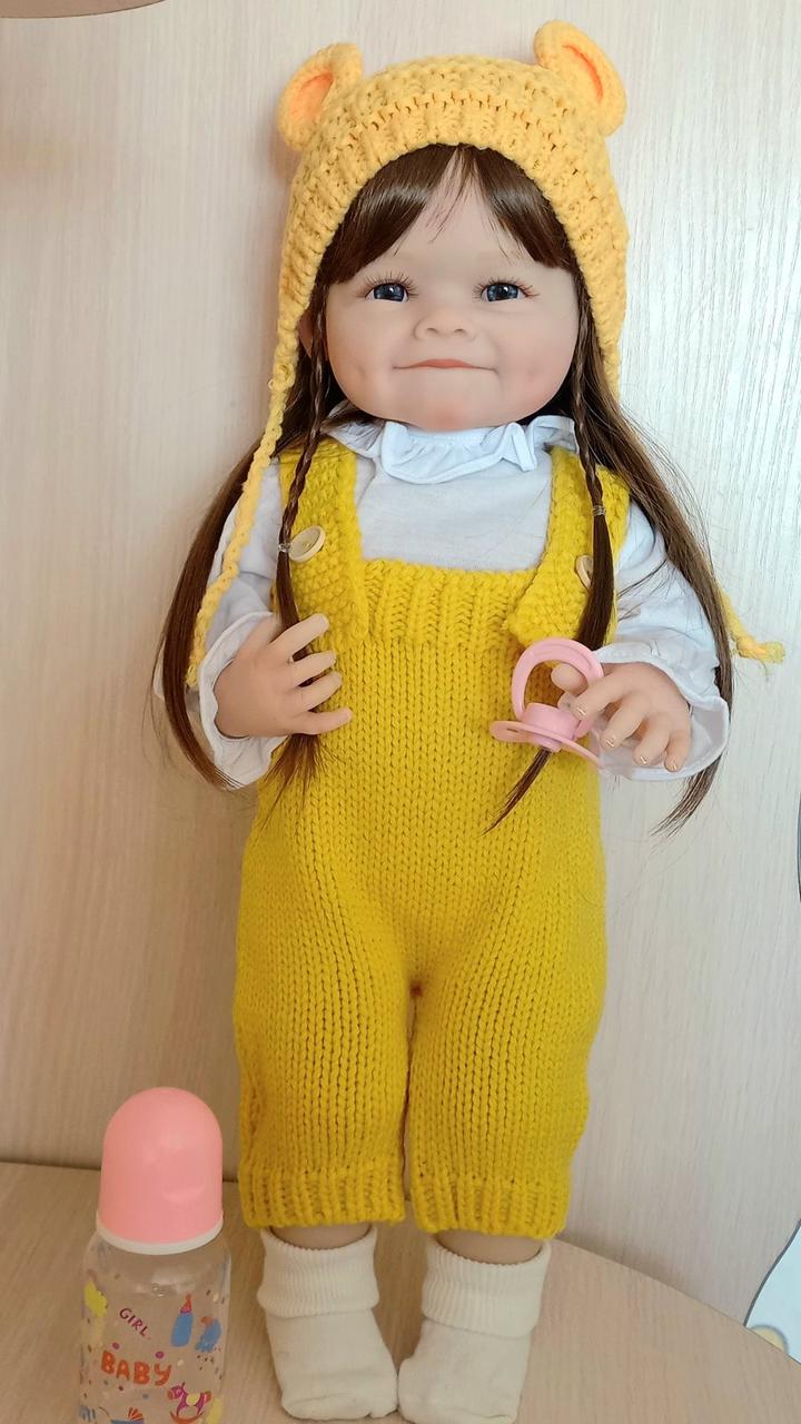 Одяг для ляльки Реборн 55 см з 3 предметів (2140697151) - фото 2 Одяг для ляльки Реборн 55 см з 3 предметів (2140697151) - фото 2