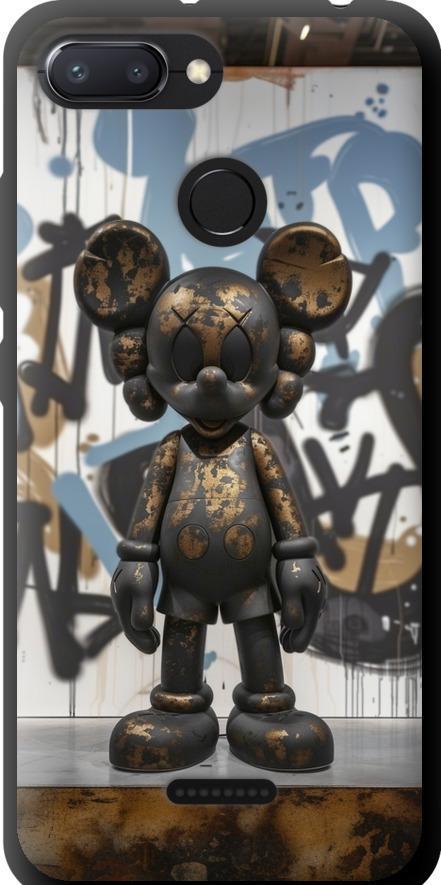 Чехол на Xiaomi Redmi 6 Bronze kaws v2 (6098b-1521-42517)
