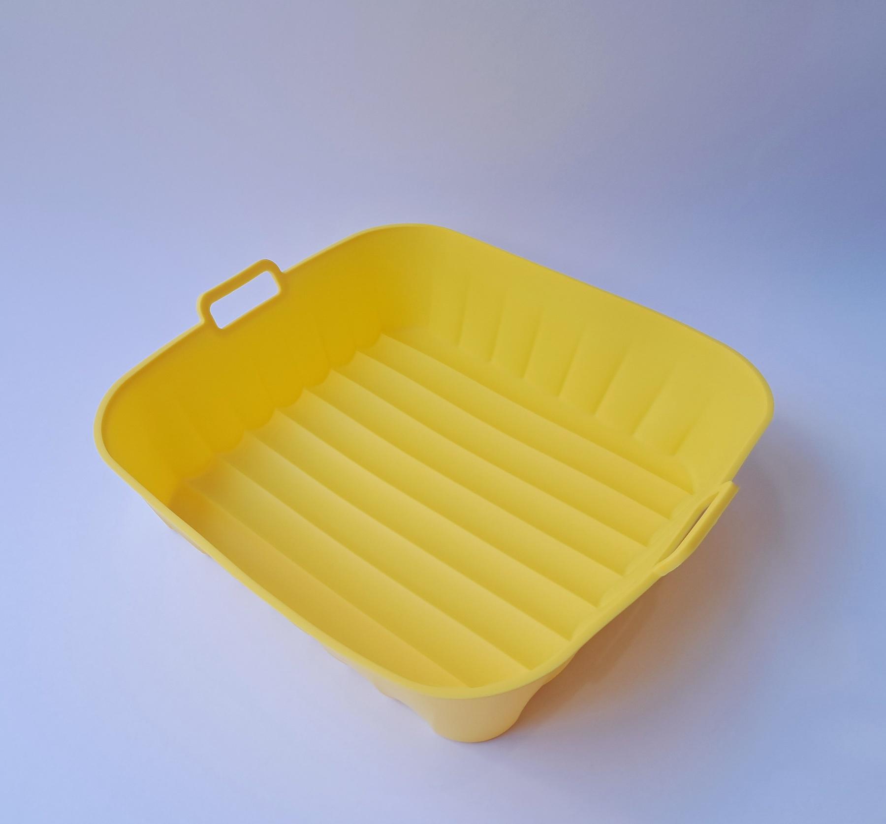 Форма силиконовая для аэрогриля ребристая мультипечи прямоугольная Желтый (SAM-319) - фото 4 Форма силиконовая для аэрогриля ребристая мультипечи прямоугольная Желтый (SAM-319) - фото 4