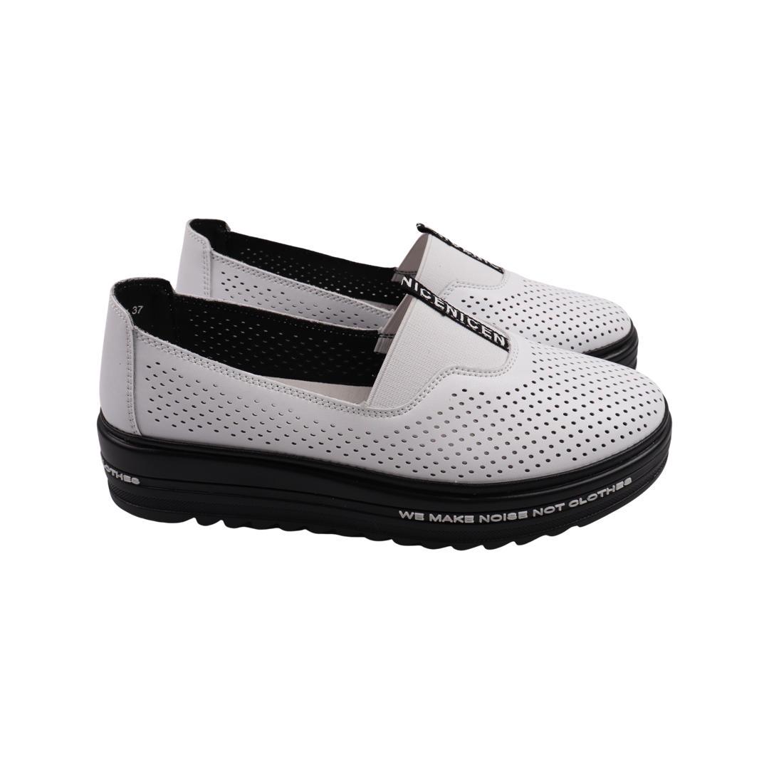 Туфли женские Li Fexpert из кожи р. 38 Белый (967-22LTCP)