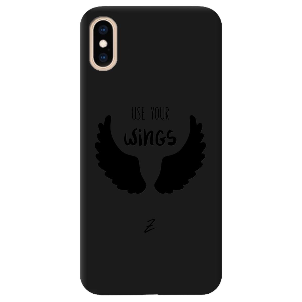 Силиконовый чехол Zorrov для Apple iPhone XS Max - Wings (11210040206052357)