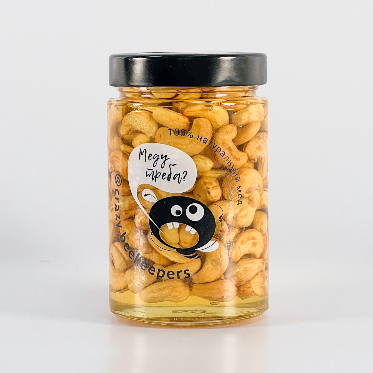 Мед акациевый с кешью Меду Треба 500 г