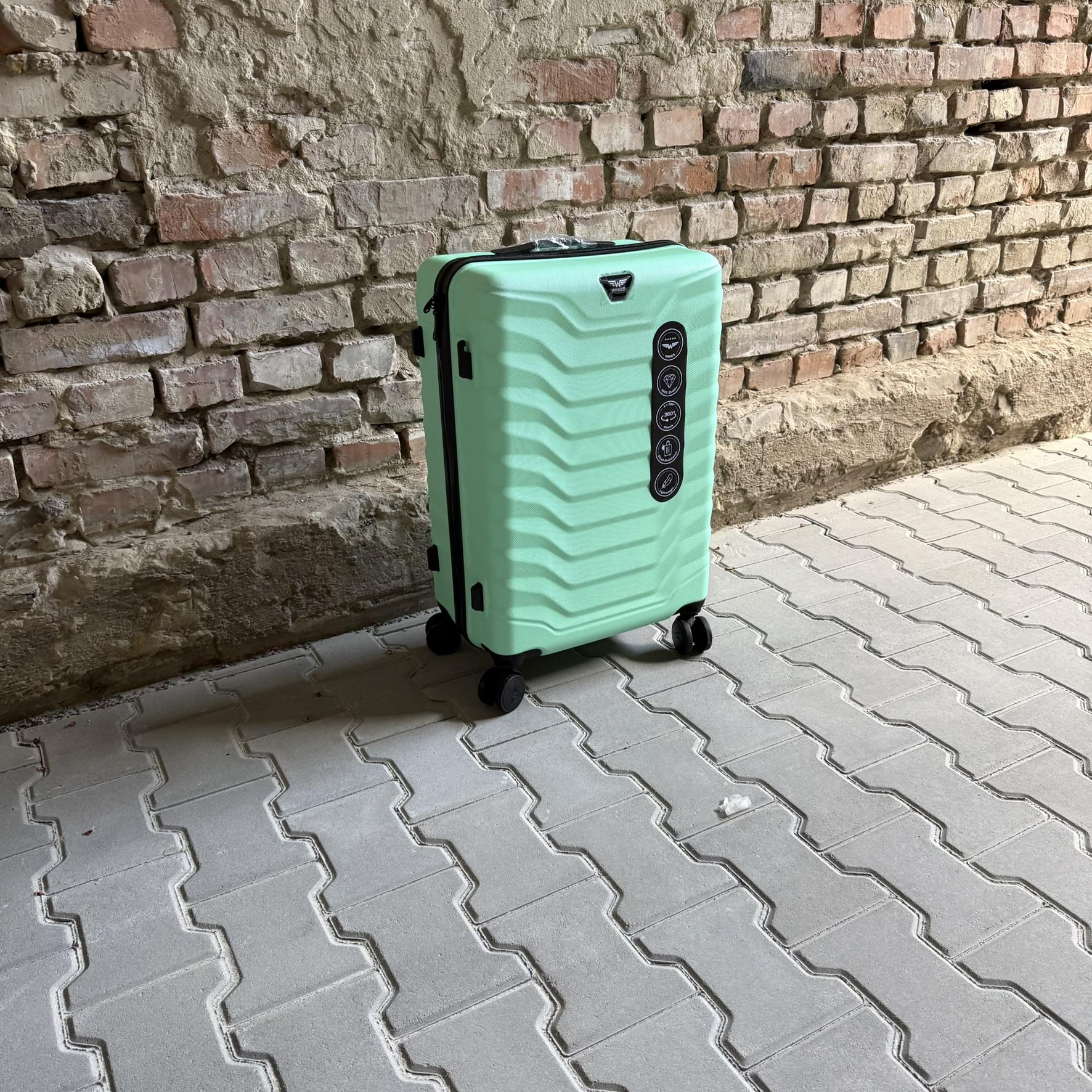 Чемодан Wings PEA01 дорожный М Мятный (26557320) - фото 3