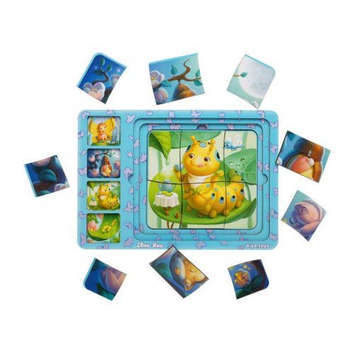 Сортер-пазл Этапе развития метелика