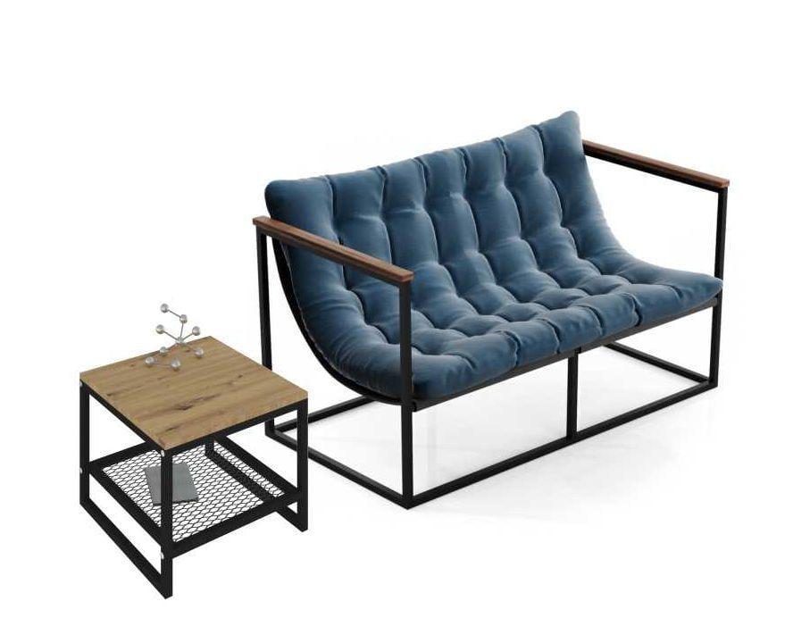 Комплект диван/стол Синий (21715062)