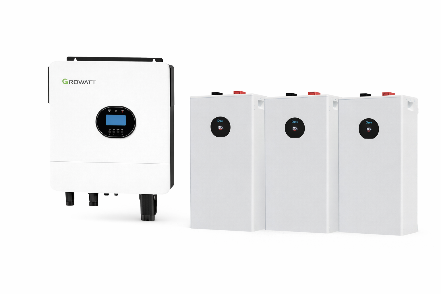 Инвертор Growatt SPF 6000 ES Plus 6 кВт и три батареи Deye SE-F16-C 16 кВт·ч White (33087828) Инвертор Growatt SPF 6000 ES Plus 6 кВт и три батареи Deye SE-F16-C 16 кВт·ч White (33087828)