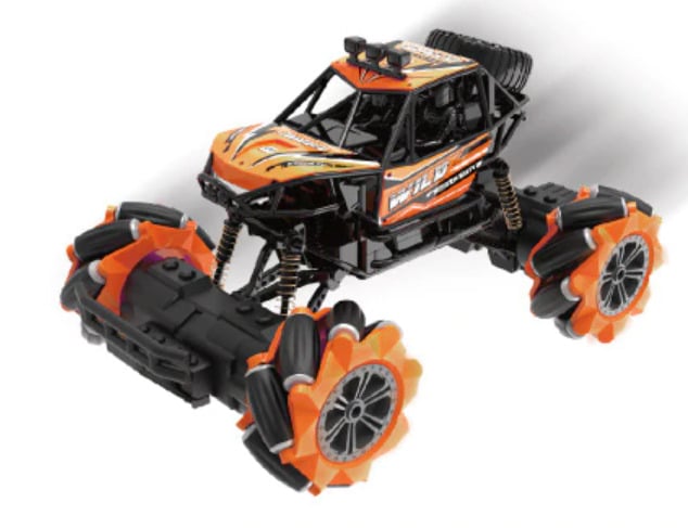 Игрушка на радиоуправлении Brave Drif King Climbing Car детский трюковый джип 1:16 Оранжевый (SUN8301)