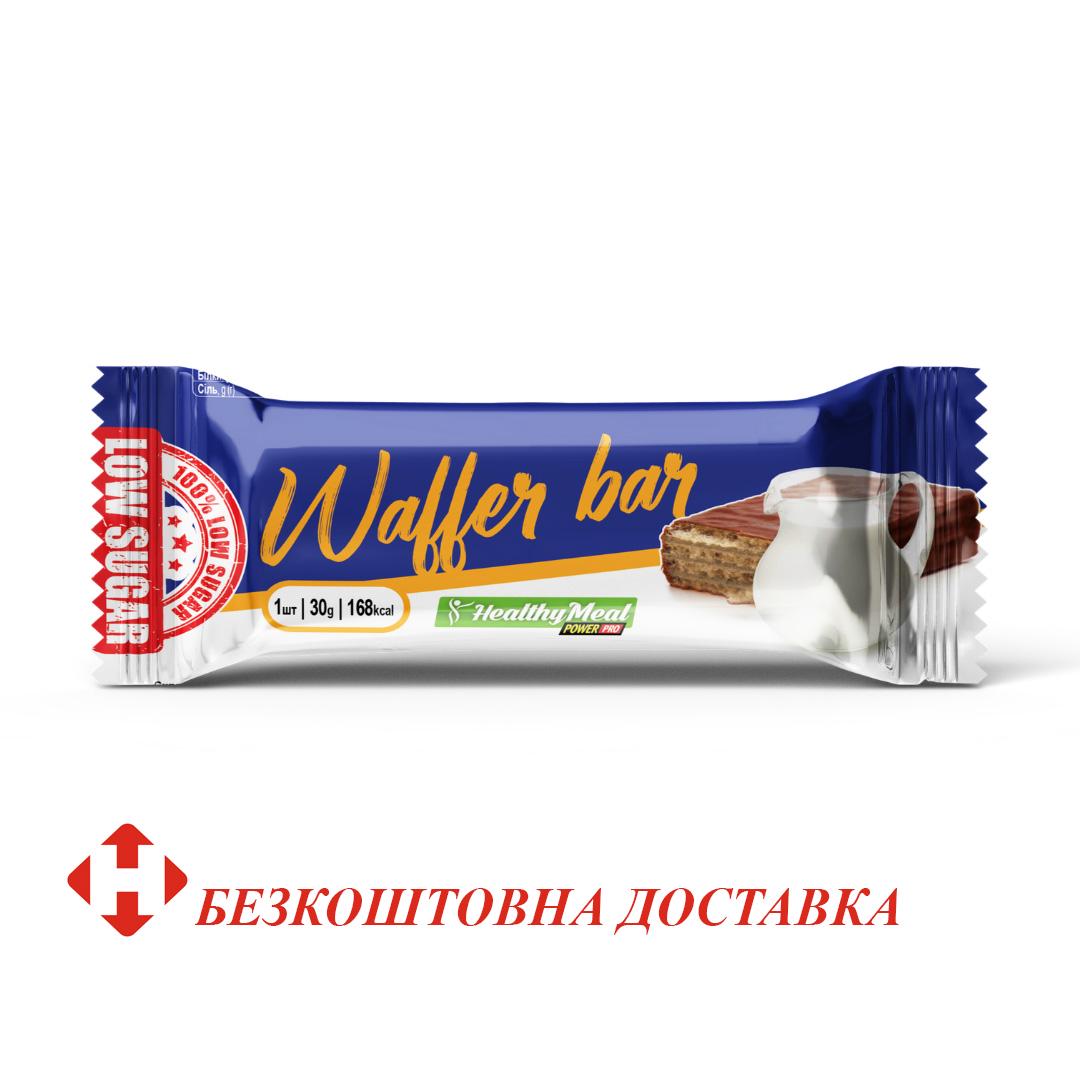 Вафли POWER PRO Waffer Bar со вкусом сливки 30 г - фото 2