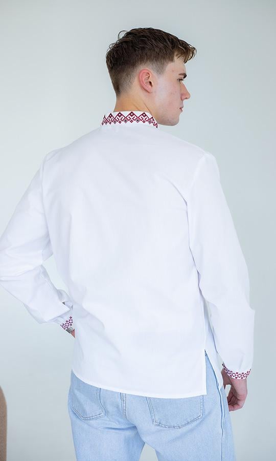 Вишиванка чоловіча Вишиваночка р. 54 Білий (3176-4) - фото 3