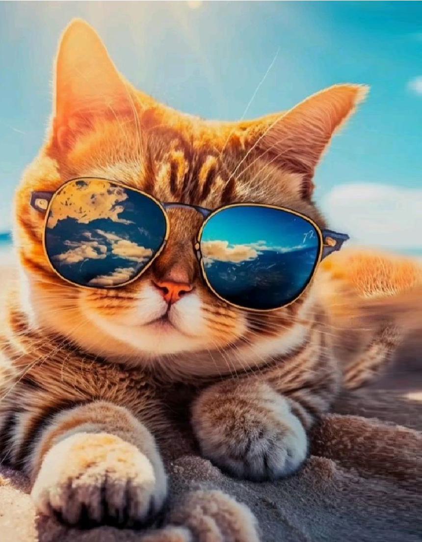 Алмазная мозаика MY-Art на подрамнике Котик на отдыхе (ТН1237)