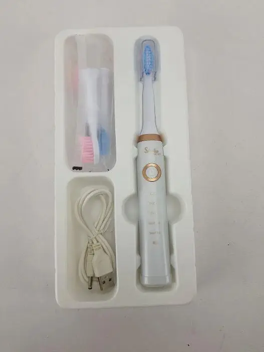 Щітка зубна електрична Shuke SK601 ультразвукова акумуляторна Білий - фото 8