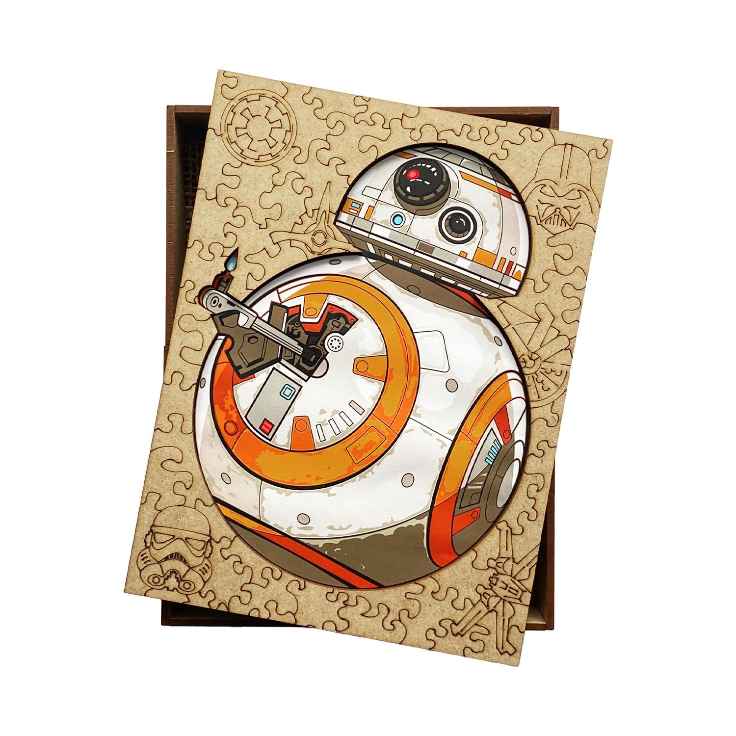 Пазл фигурный деревянный BB-8 XL (WSUA0087) - фото 6