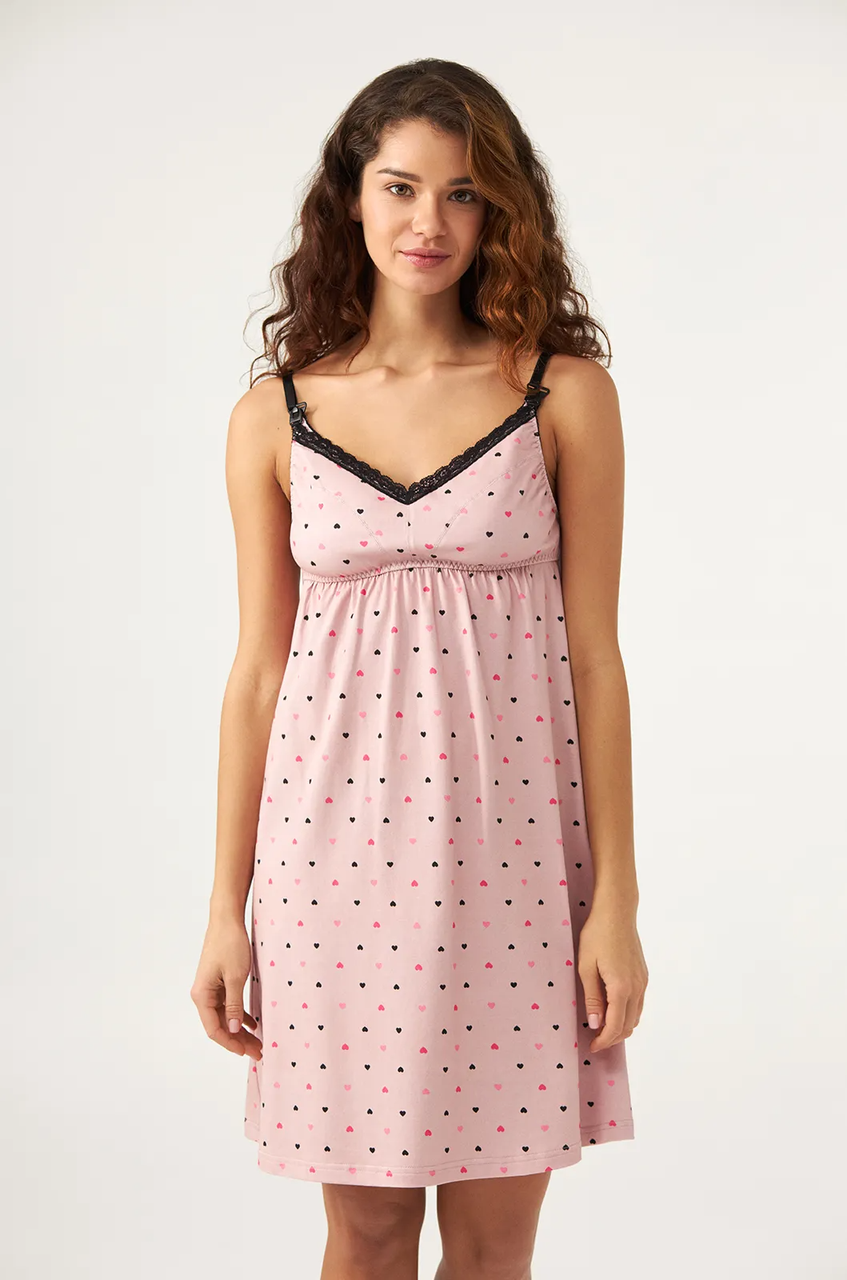 Ночная женская рубашка Ellen 118/07/04 JUST BELIEVE L Розовый (118/07/04LPink1)