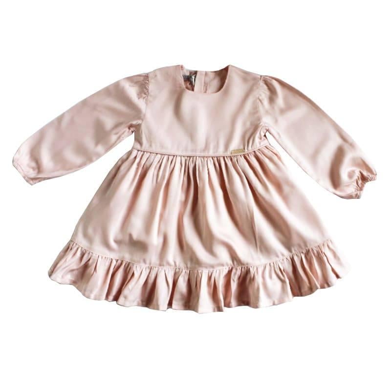 Платье нежное Monna Rosa Milano 20733 110 см-116 см Пудровый