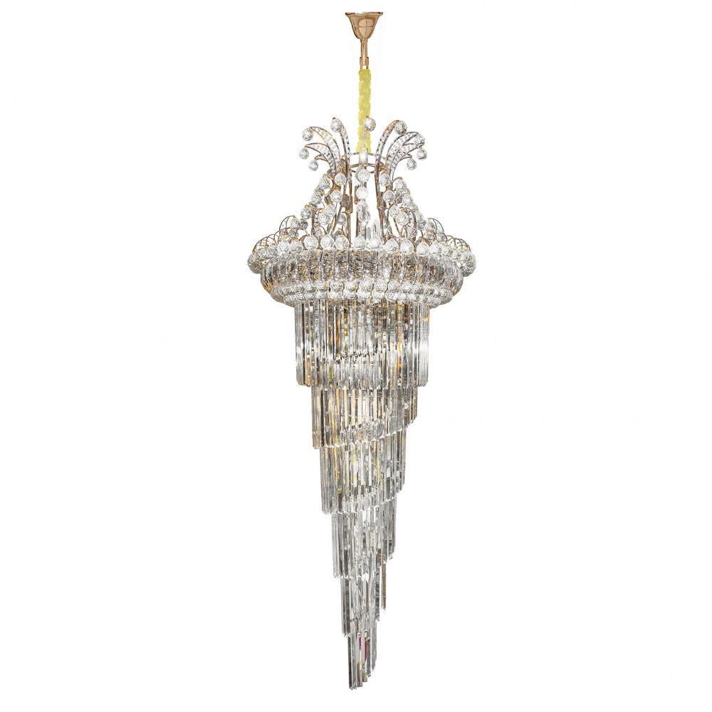 Люстра подвесная хрустальная Brille BCL-696S/35 E14 SGD для холла