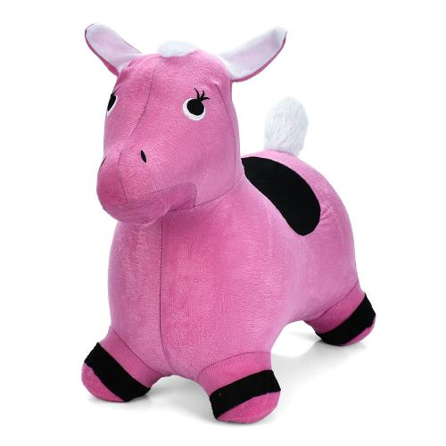 Стрибун Осел резиновый в чехле Розовый (MS 4688)