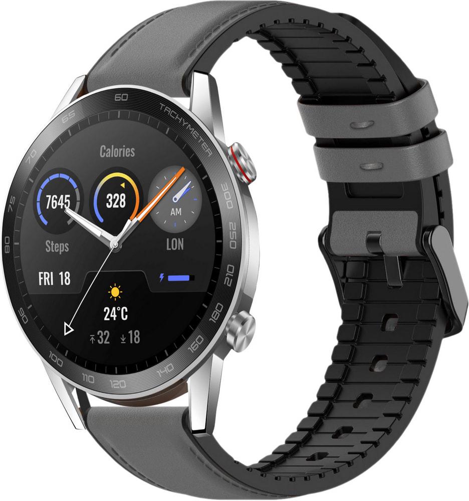 Ремешок кожаный Tamyx для Honor Magic Watch 2 46 мм Grey (31619-33) Ремешок кожаный Tamyx для Honor Magic Watch 2 46 мм Grey (31619-33)