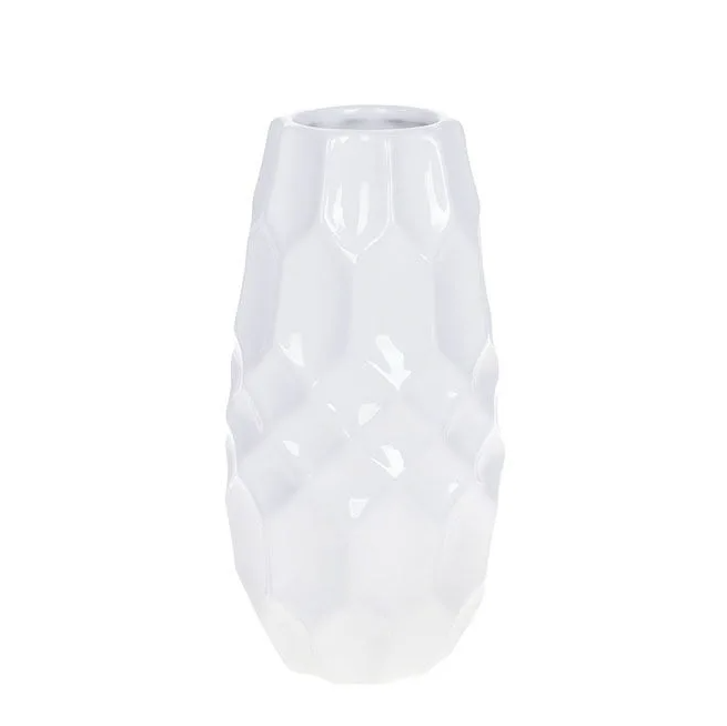 Ваза керамическая Flora 20 см Белый (32339) Ваза керамическая Flora 20 см Белый (32339)