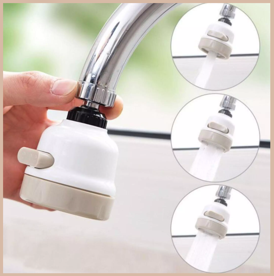 Поворотная насадка на кран экономитель воды аэратор Water Saver (2102) - фото 13